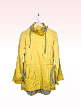 ANORAK yellow adjustable raincoat (Sz S)